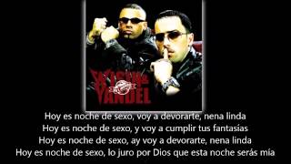 Wisin y Yandel ft Romeo Santos  Noche de Sexo lyric  letra [upl. by Cruce]