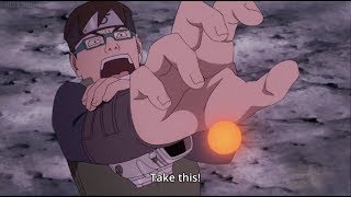 Katasuke Uses Scientific Ninja Tool Against Momoshiki Boruto episode 65 English dub HD [upl. by Herson]