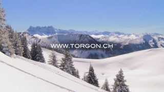 TORGON  LA PREMIERE PORTE DU SOLEIL hiver [upl. by Teerell]