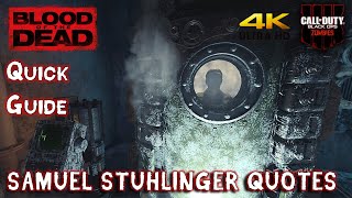 BLOOD OF THE DEAD Easter Eggs Samuel Stuhlinger Quotes Guide 4K [upl. by Eninaj]