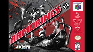 Armorines Project SWARM Intro  N64  HD [upl. by Livvy]