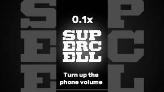 SUPERCELL SOUND Different Speeds😱 brawlstars scary supercell [upl. by Harbed]