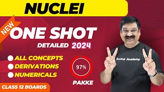 NUCLEI OneShot 💥NCERT Class 12 Physics Chap 13 One shot Subscribe ArvindAcademy [upl. by Eiramlirpa]