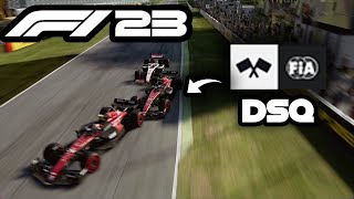 How Quick Can you Get DSQ in F1 23 [upl. by Kcirdneked]