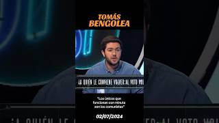 Tomas Bengolea “Los únicos que funcionan con minuta son los comunistas” [upl. by Ettevey845]