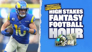 HSFF Hour 2024 FantasyPros Championship Live Draft Coverage with Remy LeBeau [upl. by Adalard]