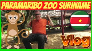 Paramaribo Zoo Dierentuin Suriname 2023 Vlog  Pretparken in Suriname [upl. by Nnaik]