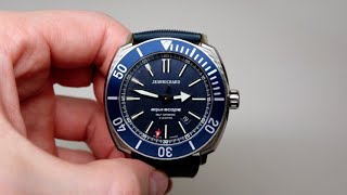 JeanRichard Aquascope Blue Mens Watch Review Model 6040011D401FK4A [upl. by Groark596]