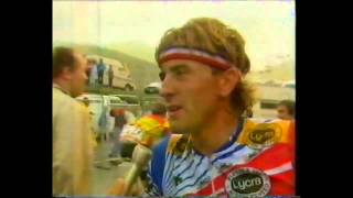 Tour de France 87 ANC Halfords Adrian Timmis Malcolm Elliott Stage 14 amp 15 [upl. by Nilhtac]