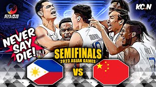 HEROIC 4TH QUARTER COMEBACK  Gilas Pilipinas vs China Highlights  Asian Games 2023 Basketball [upl. by Ilbert]