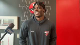 WKU FB DE DeAngelo Malone  Pro Day 33122 [upl. by Lattonia]