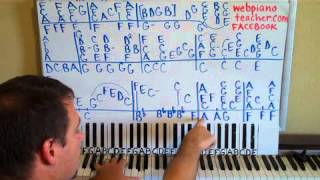 Piano Lesson Dont Let The Sun Go Down On Me Shawn Cheek Tutorial [upl. by Idnym]