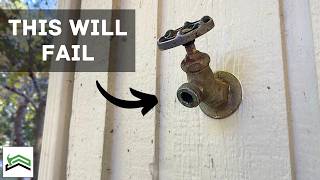 Installing An Outdoor Faucet That Will Never Freeze [upl. by Aicena487]