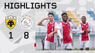 Highlights AEK Athene O19  Ajax O19  UEFA Youth League [upl. by Chaworth701]