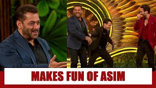 Bigg Boss 15 Update Salman Khan makes fun of Asim Riaz and Umar Riaz [upl. by Reema]