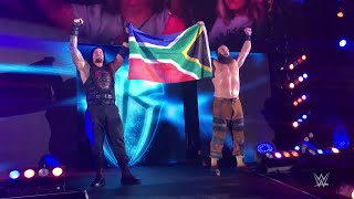 Roman Reigns Braun Strowman stand tall with South Africa [upl. by Teodor]