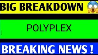 POLYPLEX SHARE LATEST NEWS TODAYPOLYPLEX SHARE ANALYSISPOLYPLEX SHARE TARGEGPOPLYPLEX SHARE NEWS [upl. by Leirej118]