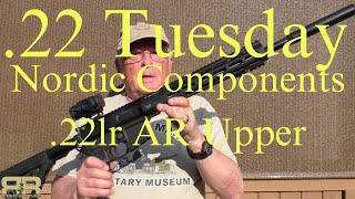 Affordable AR Practice  Nordic Components 22lr AR Upper [upl. by Arsi213]