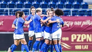 Highlights PoloniaItalia 11  Femminile 5 aprile 2019 [upl. by Roddy]