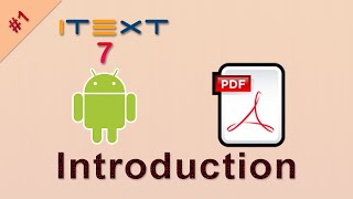 How to Create Android PDF using iText 7 library itext android tutorial [upl. by Chaudoin335]