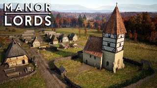 Велике оновлення  MANOR LORDS  Перша камяна церква [upl. by Ameyn]