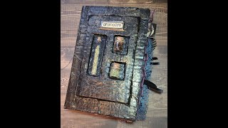 Witches Grimoire Junk Journal Flip Through SOLD [upl. by Hoopes336]