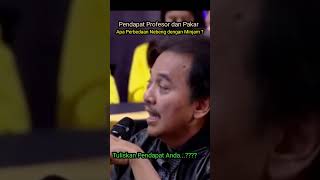 Waduh Profesor dan Pakar berebut arti quotNebengquot [upl. by Tak402]