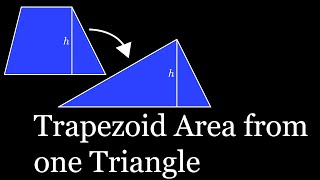 Trapezoid Area visual proof [upl. by Areem]