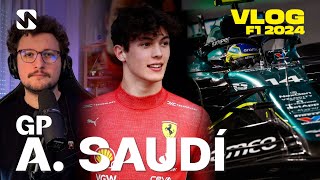 GP Arabia Saudí F1 2024  El brillante debut de Bearman Alonso sorprende  El vlog postcarrera [upl. by Airdnahc]