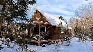 Building An Off Grid Log Cabin In The Woods Burning Stumps Post And Pad Foundation [upl. by Best]