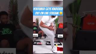 YouTuber Gets Knocked Out On Live Stream funny ufc boxing mayweather tankdavis viralvideo [upl. by Gunnar]