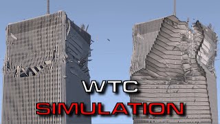 WTC Simulation  World Trade Center Case Study  Blender Demolition Demo 3 [upl. by Nyraa]