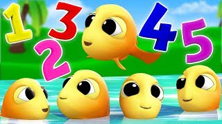 12345 Once I Caught a Fish Alive  Number Song  Nursery Rhymes  Learn Numbers  Baby Songs [upl. by Beore]