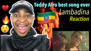 Teddy Afro  Lambadina Reaction Video 2020 [upl. by Seward]