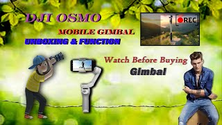 Watch This Before Buying FIRST amp NEW GIMBAL  Dji Gimbal Unboxing amp Control  Thing No One Tell You [upl. by Sayce450]