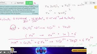 Redox Titrations  Basic Theory amp Calculations [upl. by Nnuahs993]