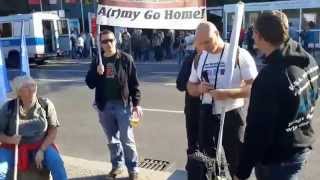 3102015  Demo vor dem Kanzleramt von Polizei zerschlagen [upl. by Fatsug]