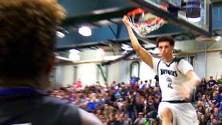 Lonzo Balls FINAL GAME At Chino Hills Gym STAREDOWN After Dunk PRIME Chino Hills VS Immanuel [upl. by Damick]