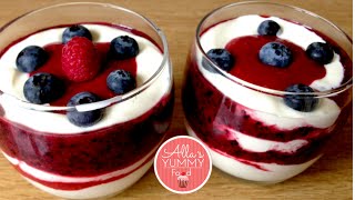 Quick and Healthy Cottage Cheese Dessert Recipe  Творожноягодный десерт [upl. by Aisetal]