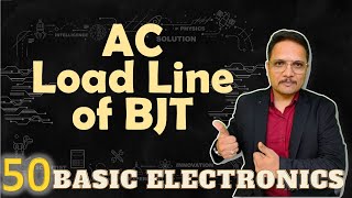 AC Load Line of BJT  AC Load Line for Common Emitter BJT  Basics of AC Load Line of BJT [upl. by Nonnarb]