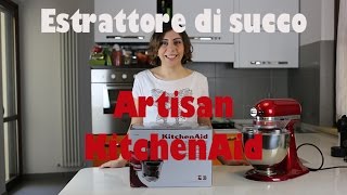 Estrattore di succo Artisan unboxing  montaggio  KitchenAid [upl. by Iddet]