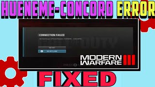 How To Fix HUENEMECONCORD Error in Modern Warfare 3  HUENEME CONCORD Error Fixed in Warzone 2024 [upl. by Anal]