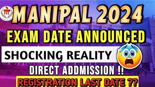 Manipal Exam Date 2024 Phase 1  Last date of MET registration 2024 [upl. by Ardnazxela]