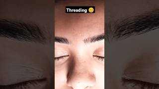 Customer 😇threading eyebrows shorts ytshorts [upl. by Cony]