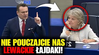 DOMINIK TARCZYŃSKI Z NIEZWYKŁĄ PRZEMOWĄ W EUROPARLAMENCIE [upl. by Vahe775]