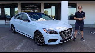 Is 2019 Genesis G80 33T Sport the BEST luxury car for the MONEY [upl. by Brighton425]