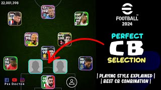 Perfect CB Combo to Improve Your Defending in eFootball 2024 Mobile [upl. by Geddes]