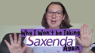 Why I wont take Saxenda Again [upl. by Eldwun517]