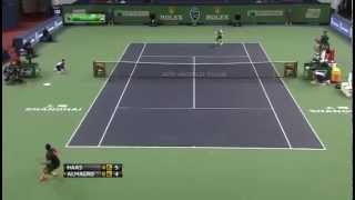 Haas vs Almagro Shanghai 2012 1R Short Highlights [upl. by Eelidnarb]