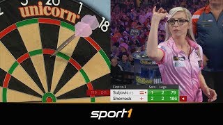 Zweite Sensation Fallon Sherrock wirft auch Suljovic raus  SPORT1  PDC WORLD DARTS CHAMPIONSHIP [upl. by Ecraep]